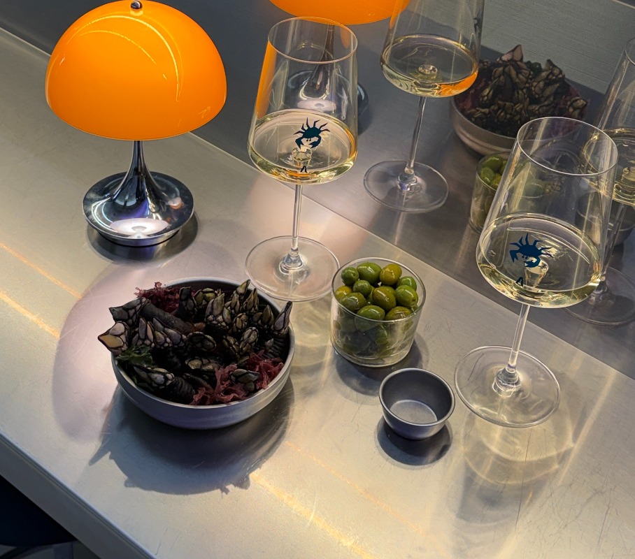 Andarica, Gijón. Percebes y vino